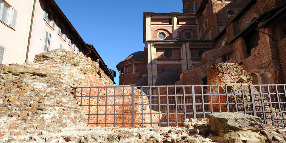 Pavia, resti di edifici romani © Alberto Jona Falco