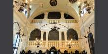 Interior of the Synagogue of Mantua, women's gallery © Alberto Jona Falco