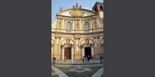 Vigevano, Sant'Ambrogio Cathedral façade in Vigevano’s Piazza Ducale © Alberto Jona Falco